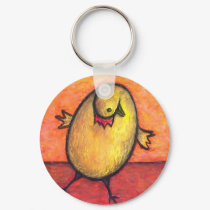 Egg Chicken Keychain