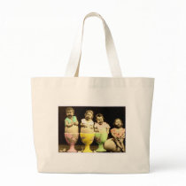Egg Cup Babies Tote Bags