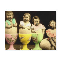 Egg Cup Babies Post Cards