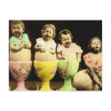 Egg Cup Babies postcards by AlabasterRose Egg Cup Babies postcards