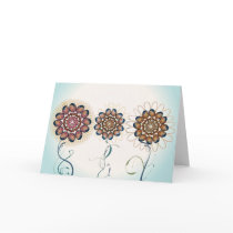 Egg Flower Mandala Cards