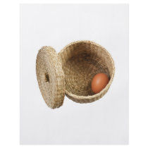 Egg in basket personalized flyer