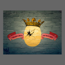 Egg King Graffiti poster posters