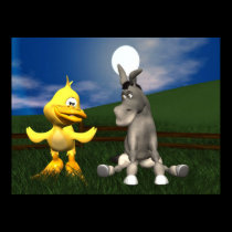 eggbert and the donkey posters
