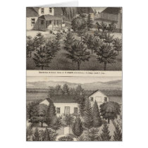 Egger, Haines residences, farms Card