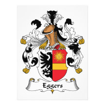 Eggers Family Crest Personalized Invites