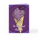 Egglplant Ice Cream Card
