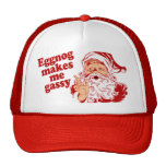 Eggnog Makes Santa Gassy Hat
