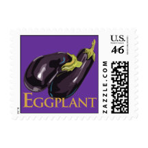 Eggplant Aubergine Stamps