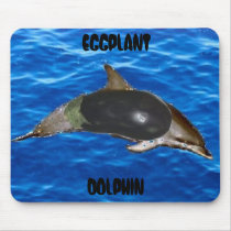 Eggplant Dolphin mousepads by monzok3 Eggplant Dolphin mousepads