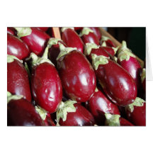 eggplant greeting card