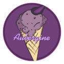 Eggplant Icecream Sticker
