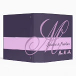 EGGPLANT & LILAC  Wedding Photo Planner Binder
