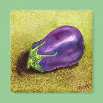 Eggplant Magnet magnets