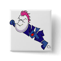 Eggplant Man buttons