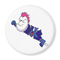 Eggplant Man magnets by dopaoo Eggplant Man magnets