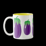 Eggplant mugs