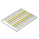 Eggplant & Olive Designer Personalized Notebook