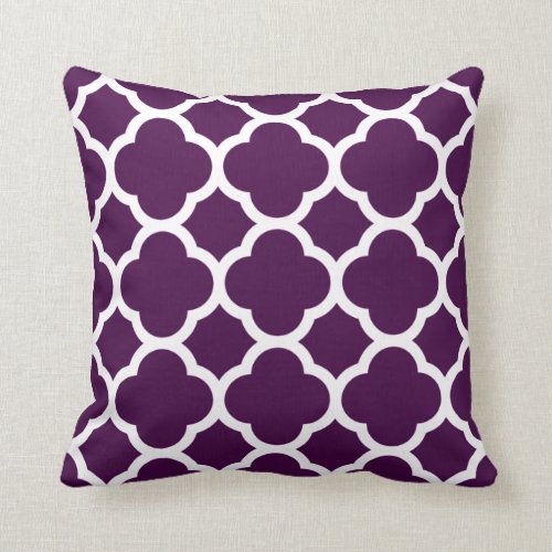 Awesome, Cute And Decorative Eggplant Purple Throw Pillows For Your