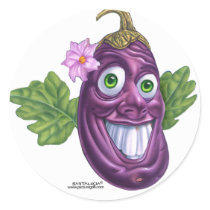 eggplant sticker