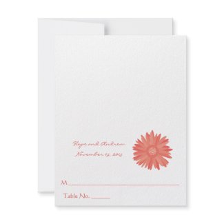Eggplant Swirl Tree on Eggplant Wedding Place Card invitation