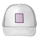 Eggplant Tone on Tone Hibiscus Mesh Hats