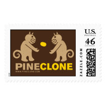 EGGROLLER PINECLONE LOGO postage stamp