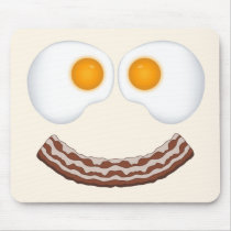 Eggs and Bacon Grin Mousepad
