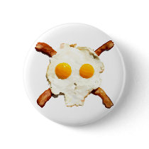 Eggs and Bacon with a side of Skull Pins