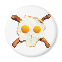 Eggs and Bacon with a side of Skull Magnets