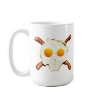 Eggs and Bacon with a side of Skull Mug
