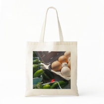 Eggs and Peppers Farmer's Market Tote Bag
