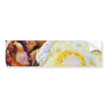 Eggs Bacon Breakfast bumper stickers by lifesphere Eggs Bacon Breakfast bumper stickers