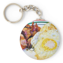 Eggs Bacon Breakfast Key Chains