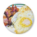 Eggs Bacon Breakfast magnets by lifesphere Eggs Bacon Breakfast magnets