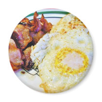 Eggs Bacon Breakfast magnets by lifesphere Eggs Bacon Breakfast magnets