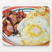 Eggs Bacon Breakfast mousepads by lifesphere Eggs Bacon Breakfast mousepads