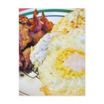 Eggs Bacon Breakfast postcards by lifesphere Eggs Bacon Breakfast postcards
