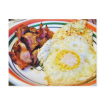 Eggs Bacon Breakfast postcards by lifesphere Eggs Bacon Breakfast postcards