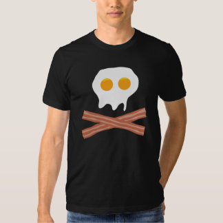 Eggs Bacon Skull Tee Shirt