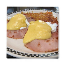 eggs benedict refrigerator magnet