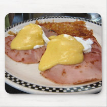 eggs benedict mouse pad