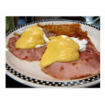 eggs benedict postcards