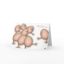Eggsercise! cards