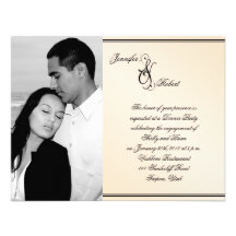 Eggshell Elegance Wedding Engagement Personalized Invites