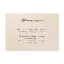 Eggshell Elegance Wedding Insert Invite