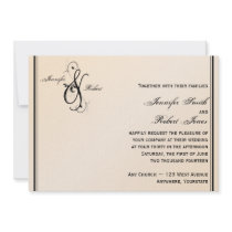 Eggshell Elegance Wedding Invitation