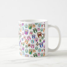 Eggy Owls - scramble ver - Coffee Mugs