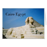 Egipto El Cairo Giza Sphinx-2 (St.K) Tarjeton