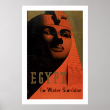 Egipto para el invierno Sun Poster